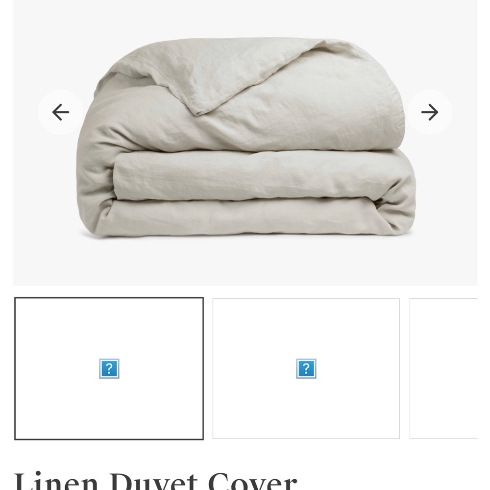 PARACHUTE LINEN DUVET COVER